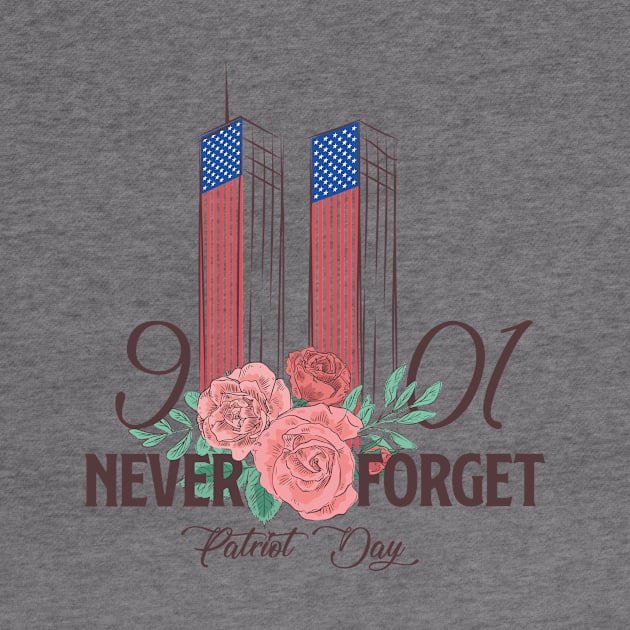 Never Forgot 9 11 by HarlinDesign